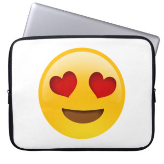 Cute 'Love' Emoji 15-inch laptop-hoesje Laptop Sleeve