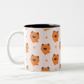 Cute Love German Shepherd Puppy Tweekleurige Koffiemok (Links)