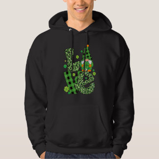 Cute Love Gnome St Patricks Day Luck Gnomies Shamr Hoodie