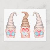 Cute Love Gnomes Valentijns  Holiday Briefkaart (Voorkant)