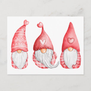 Cute Love Gnomes Valentijns  Holiday Briefkaart