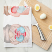 Cute Love Gnomes Valentijnse  Holiday Theedoek (Quarter Fold)