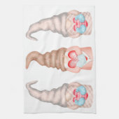 Cute Love Gnomes Valentijnse  Holiday Theedoek (Verticaal)