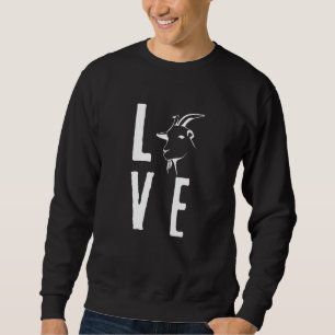 Cute Love Goat Farmer Animals Trui