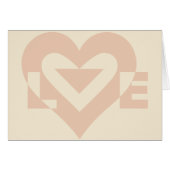 Cute Love Graphic, Cream Beige (Voorkant Horizontaal)