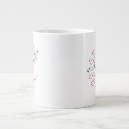 Cute love Harten en Sterren speciaal  Grote Koffiekop