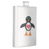 Cute Love Heart Penguin Penguin Flasks Flacon (Rechts)