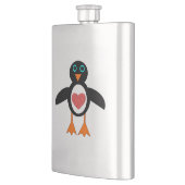 Cute Love Heart Penguin Penguin Flasks Flacon (Links)