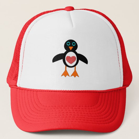 Cute Love Heart Penguin Pet (Voorkant)
