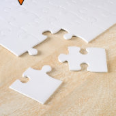 Cute Love Heart Penguin Puzzle Legpuzzel (Zijkant)