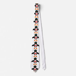 Cute LOve Heart Penguin Stropdas