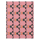 Cute Love Heart Penguin Tablecloth Tafelkleed (Voorkant)
