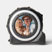 Cute Love Heart Photo Couples Personalized Names Rolmaat (Voorkant)