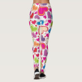 Cute Love Hearts Leggings (Achterkant)