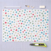 Cute Love Hearts Valentijnsdag Tissuepapier (Craft)