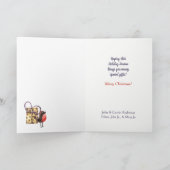 Cute Love Him Forever Polar Beer Kerstmis Feestdagen Kaart (Binnen)