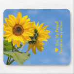 Cute Love Inspiration Sunflower Upload Fototekst Muismat<br><div class="desc">Cute mousepad met twee zonnebloemen om je liefde uit te drukken voor een vriend die inspiratie heeft in je leven. Werkt geweldig voor verjaardagen! Zorg ervoor dat je je de tekst niet meer kunt personaliseren — als je dat wilt,  natuurlijk.</div>