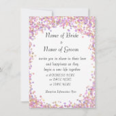 Cute Love Kiss Giraffes Heart Wedding Invitation Kaart (Achterkant)