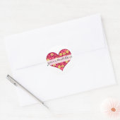 Cute Love Kiss Lips Emoji Heart Ronde Sticker (Envelop)