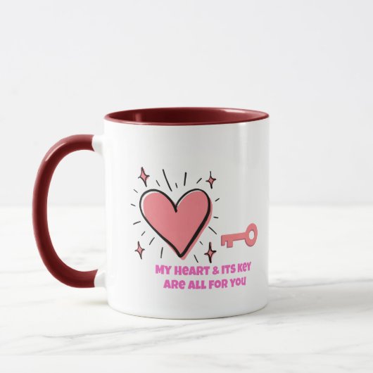 Cute Love koffiemok Mok (Links)