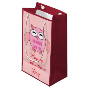 Cute Love Message Owl Custom Cft Bag Klein Cadeauzakje
