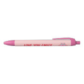 Cute Love Message Owl Custom Pen (Bovenkant)