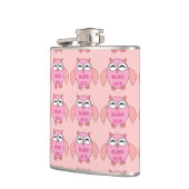 Cute Love Message Owl Flask Heupfles (Links)
