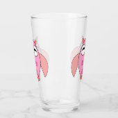 Cute Love Message Owl Glas (Links)