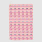 Cute Love Message Owl Golfhanddoek (Voorkant)