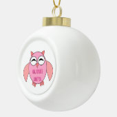 Cute Love Message Owl Ornament (Rechts)