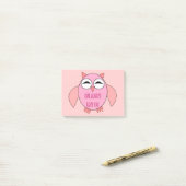 Cute Love Message Owl Post it Notes Pad (Op bureau)