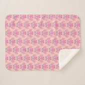 Cute Love Message Owl Sherpa Blanket Deken (Voorkant (horizontaal))