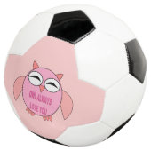 Cute Love Message Owl Voetbal (Drie kwart)