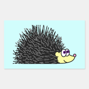 Cute Love My Hedgel Stickers - Blue