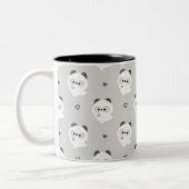 Cute Love Panda Tweekleurige Koffiemok (Links)