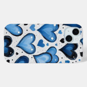 Cute Love Pattern iPhone Hoesje (Achterkant (horizontaal))