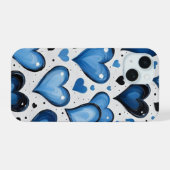 Cute Love Pattern iPhone Hoesje 15 Case (Achterkant horizontaal)