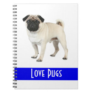 Cute Love Pug Puppy Dog-laptop Notitieboek