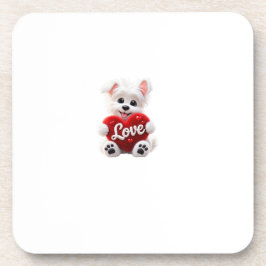 Cute Love Puppy Baby Desig Bier Onderzetter