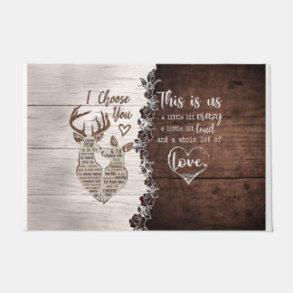Cute Love Quotes Mat, This Is Us Deurmat