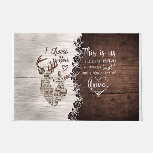Cute Love Quotes Mat, This Is Us Deurmat (Voorkant)
