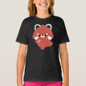 Cute Love Red Panda T-shirt (Voorkant)