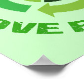 Cute Love the Earth Environmental Activist Poster (Hoek)