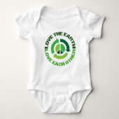 Cute Love the Earth Environmental Activist Romper (Voorkant)