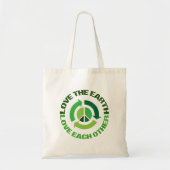 Cute Love the Earth Environmental Activist Tote Bag (Voorkant)