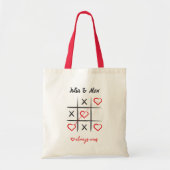 Cute Love Tic-Tac-Toe Canvas tas Gift (Voorkant)