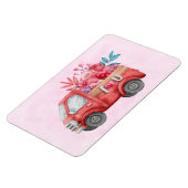 Cute Love Truck Carft Hearts & Flowers Magneet (Linkerzijde)
