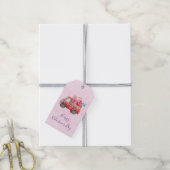 Cute Love Truck Carft Valentijn Goodies Cadeaulabel (Met Touw)