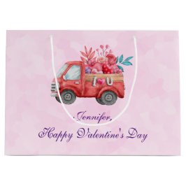 Cute Love Truck Carft Valentijn Goodies Groot Cadeauzakje