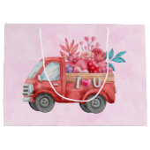 Cute Love Truck Carft Valentijn Goodies Groot Cadeauzakje (Achterkant)